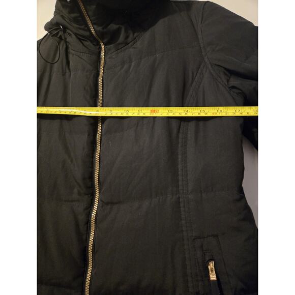 Vtg Calvin Klein Down Hooded Puffer Winter Jacket Sz M Holiday Preppy Outdoor - Picture 5 of 10